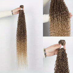44cm Ombre Long Wavy Goddess Braiding Hair Extension