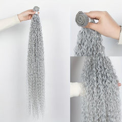 44cm Ombre Long Wavy Goddess Braiding Hair Extension
