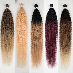 44cm Ombre Long Wavy Goddess Braiding Hair Extension