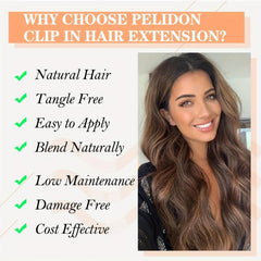 Long Wave Synthetic Hair Extensions Double Weft Hair Extension