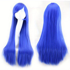 Light Pink Straight Hair Wig With Bangs 28cm for Cosplay Party