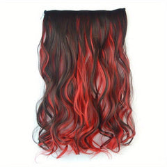 Curly Clip-In Hair Extension Synthetic Wig Natural Lifelike