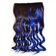 Curly Clip-In Hair Extension Synthetic Wig Natural Lifelike