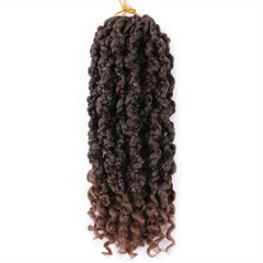 30 48cm Goddess Box Braids Crochet Hair Ombre Brown Boho Braiding Extensions