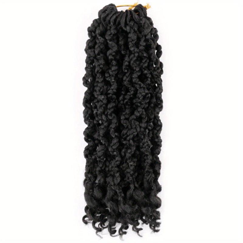 30 48cm Goddess Box Braids Crochet Hair Ombre Brown Boho Braiding Extensions