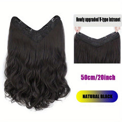 Long Curly Hair Extensions 4 Clips In One Piece Hair Extension