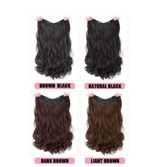 Long Curly Hair Extensions 4 Clips In One Piece Hair Extension