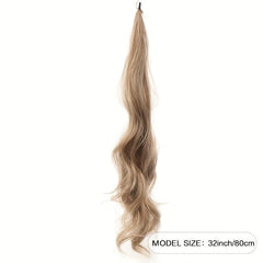 Long Curly Wavy Synthetic Ponytail Extensions for Women