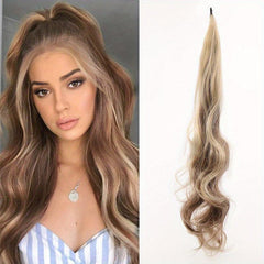 Long Curly Wavy Synthetic Ponytail Extensions for Women