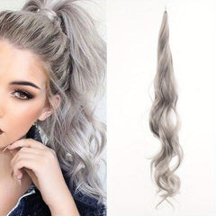 Long Curly Wavy Synthetic Ponytail Extensions for Women