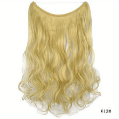 Long Wavy Hair Extensions with Fish Line Hairpieces