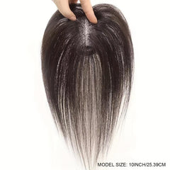 Lace Topper Human Hair Clip In Extensions for Daily Use