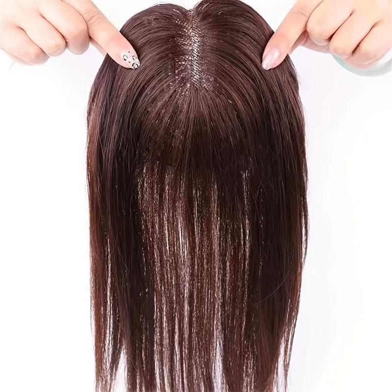 Lace Topper Human Hair Clip In Extensions for Daily Use