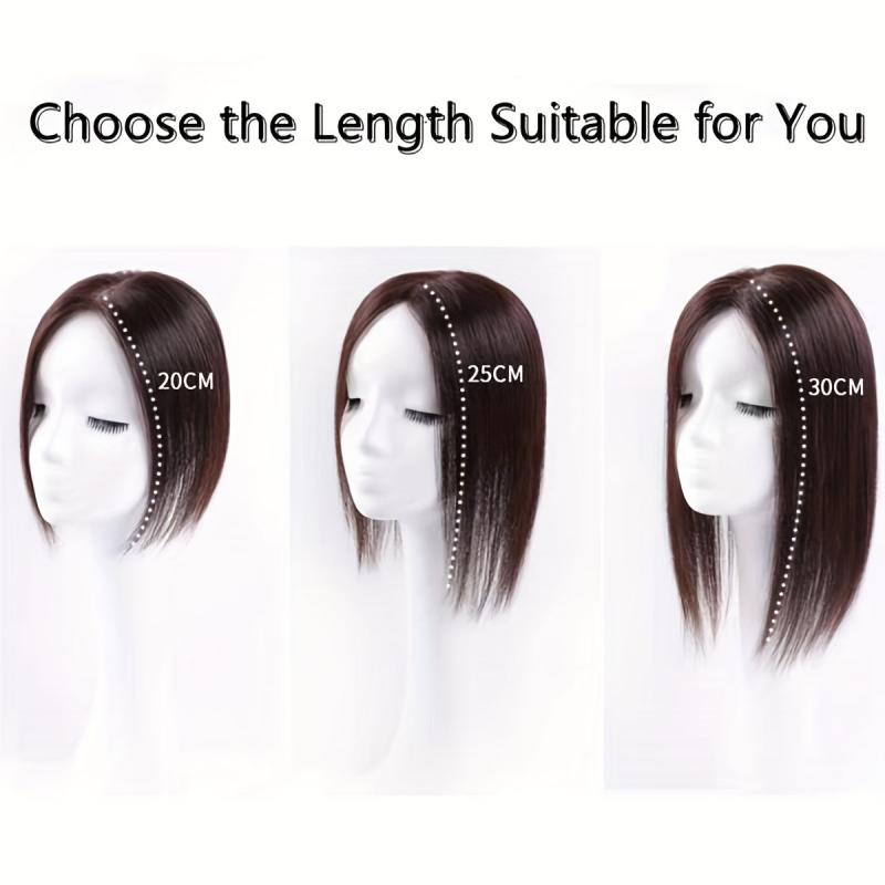 Lace Topper Human Hair Clip In Extensions for Daily Use