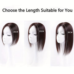 Lace Topper Human Hair Clip In Extensions for Daily Use