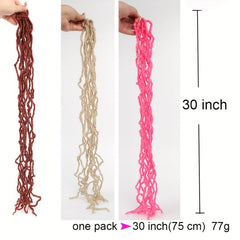 76 2 Cm Faux Locs Crochet Hair Soft Locs Braiding Hair Wig Goddess Locs