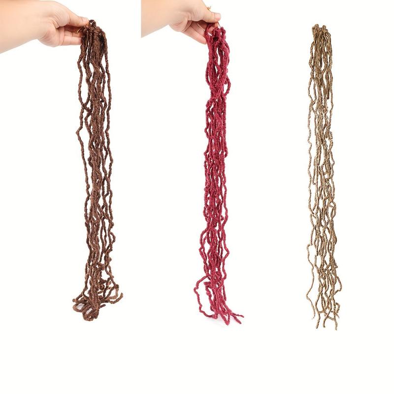 76 2 Cm Faux Locs Crochet Hair Soft Locs Braiding Hair Wig Goddess Locs