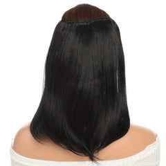Invisible U Type Straight Hair Extensions Synthetic Hair for Women