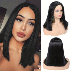 Short Ombre Bob Synthetic Fiber Straight Hair Wig