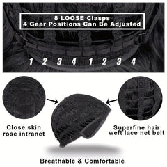 Women's Short Straight Haircut Synthetic Wig with Fluffy Side Bangs