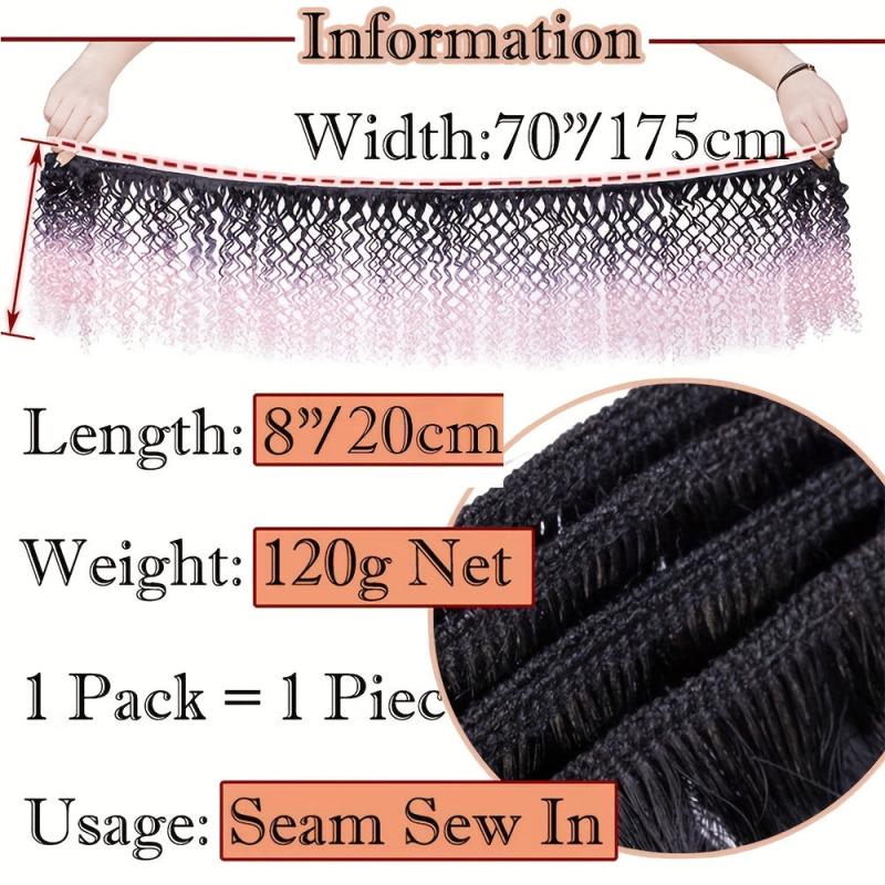 Snoilite Afro Kinky Curly Synthetic Hair Bundles 20 32 Cm Thick Hair Weave