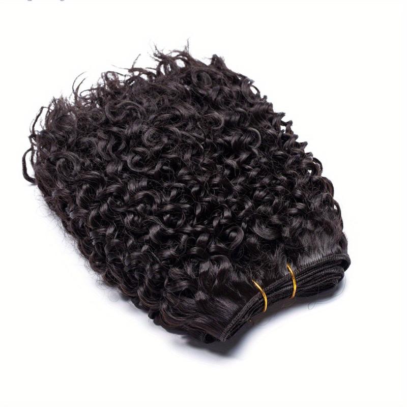 Snoilite Afro Kinky Curly Synthetic Hair Bundles 20 32 Cm Thick Hair Weave