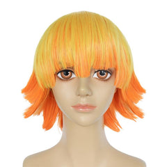 Zenitsu Cosplay Wig Women Halloween Costume