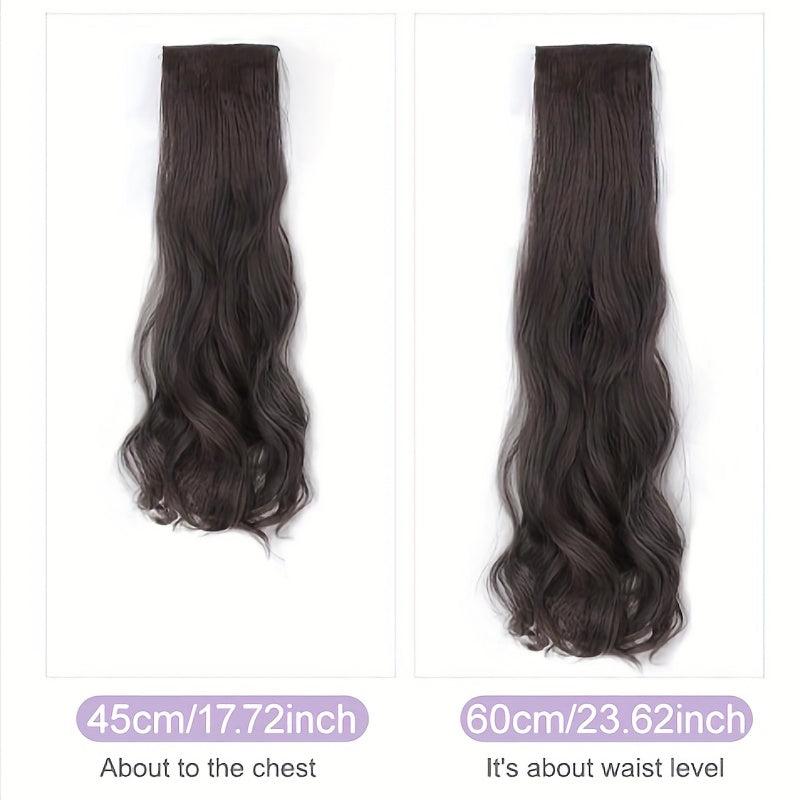 Long Curly Hair Clip In Hair Extension Synthetic Hair Piece