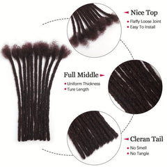 Synthetic Soft Braided Hair Extensions for Women Men Children