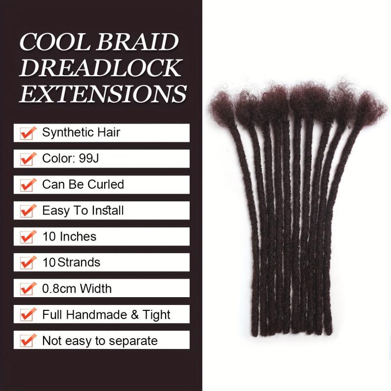 Synthetic Soft Braided Hair Extensions for Women Men Children