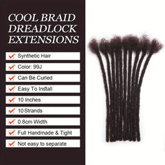 Synthetic Soft Braided Hair Extensions for Women Men Children