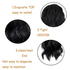 60 96 cm Long Body Wave Ponytail Hair Extension Synthetic Heat Resistant Drawstr