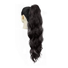 60 96 cm Long Body Wave Ponytail Hair Extension Synthetic Heat Resistant Drawstr