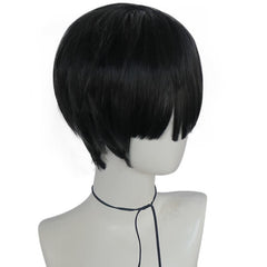 Short Straight Wig With Bangs for Halloween
