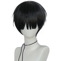 Short Straight Wig With Bangs for Halloween