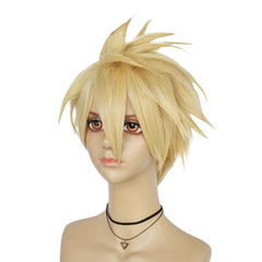 Blonde Cosplay Wig For Women Halloween Costume Synthetic Hair