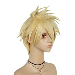 Blonde Cosplay Wig For Women Halloween Costume Synthetic Hair