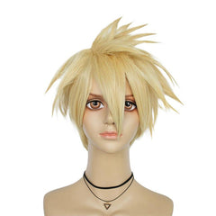 Blonde Cosplay Wig For Women Halloween Costume Synthetic Hair