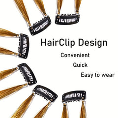 6Pce 20inch Tinsel Hair Extensions Invisible Clip Fairy Hair Glitter Highlights