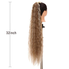 Long Afro Curly Ponytail Extension Clip In Heat Resistant Hairpiece
