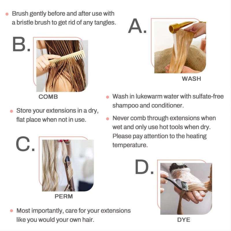 Natural Curly Clip in Hair Extensions Soft Real Human Hair 1PC