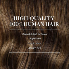 Natural Curly Clip in Hair Extensions Soft Real Human Hair 1PC