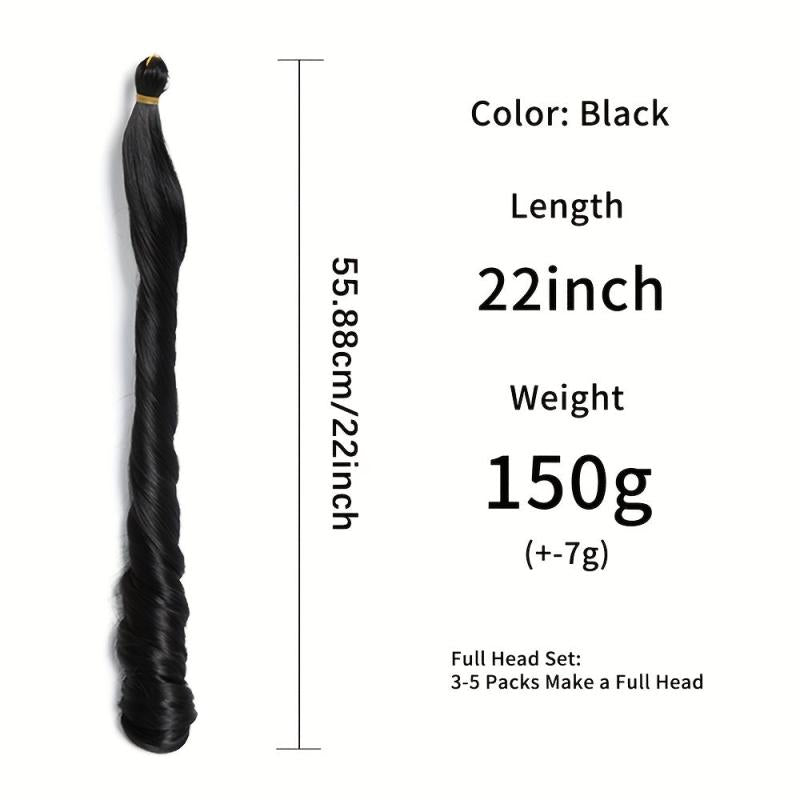 3pcs Crochet Hair Extensions Brown Chocolate Wine Red Multicolor