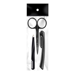 Eyebrow Shaping Tools Set Stainless Steel Brow Grooming Kit for Women and Men
