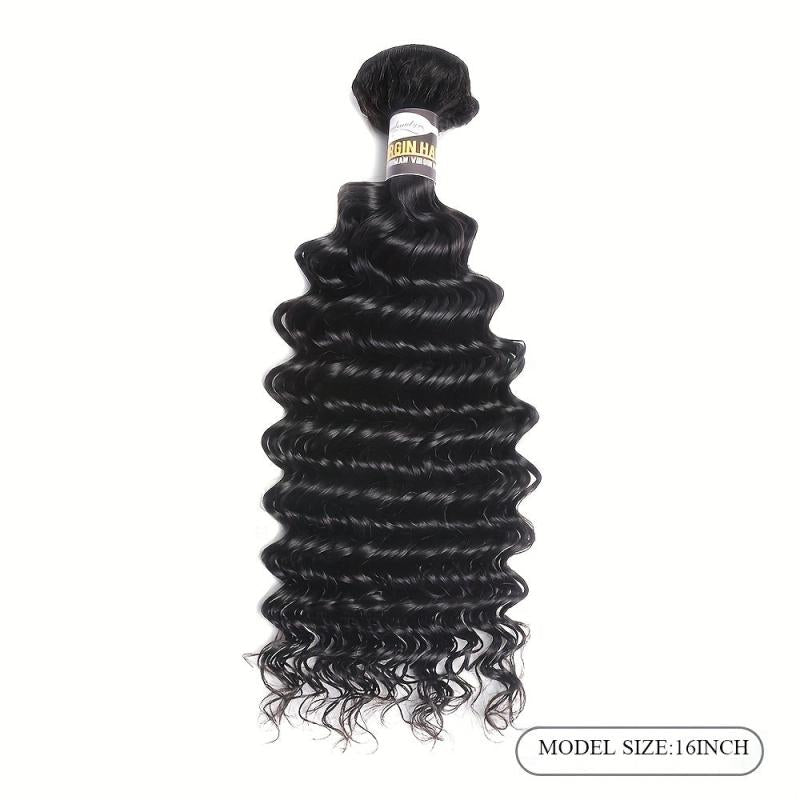 Deep Wave Human Hair Bundles 8-30inch