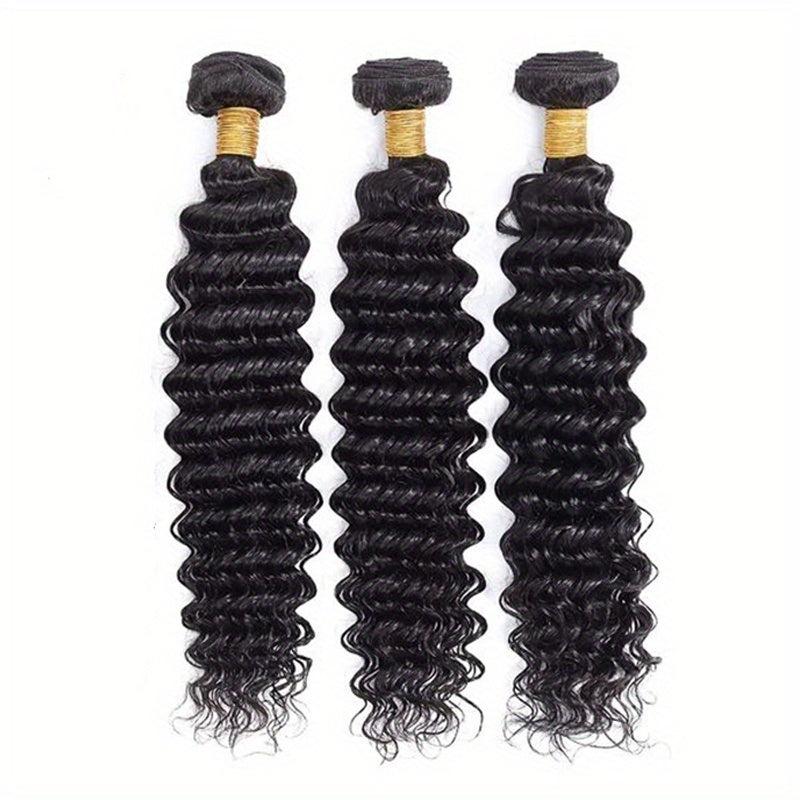 Deep Wave Human Hair Bundles 8-30inch