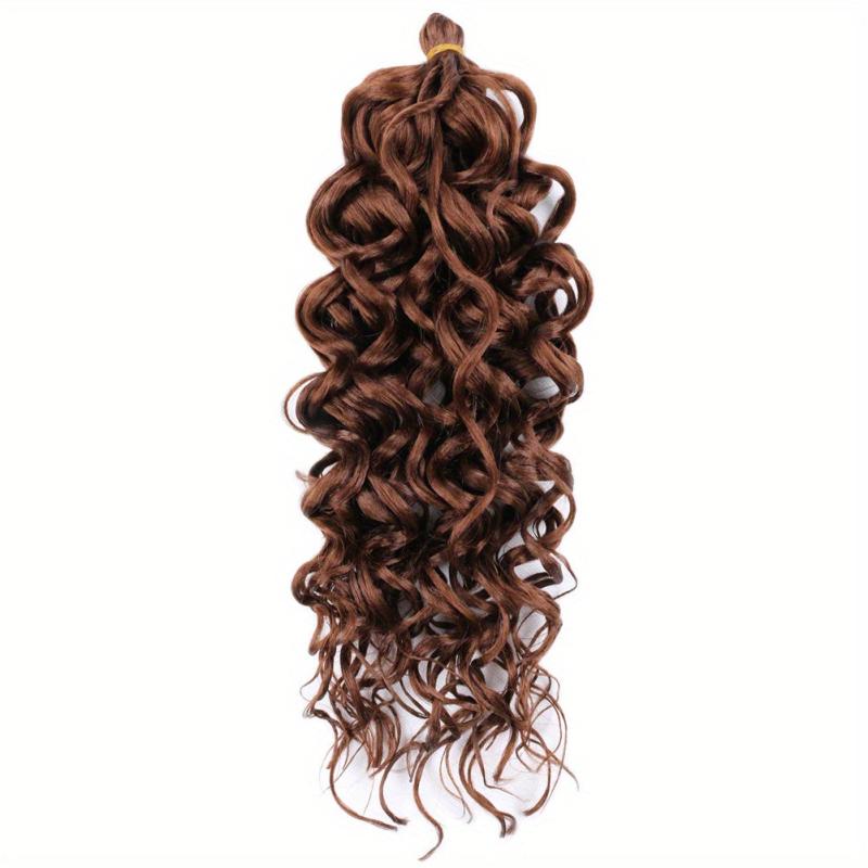 Ombre Long Curly Hair Synthetic Crochet Hair Extensions Natural Looking