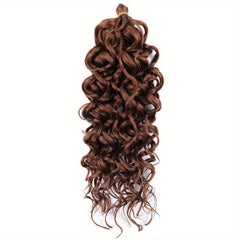 Ombre Long Curly Hair Synthetic Crochet Hair Extensions Natural Looking