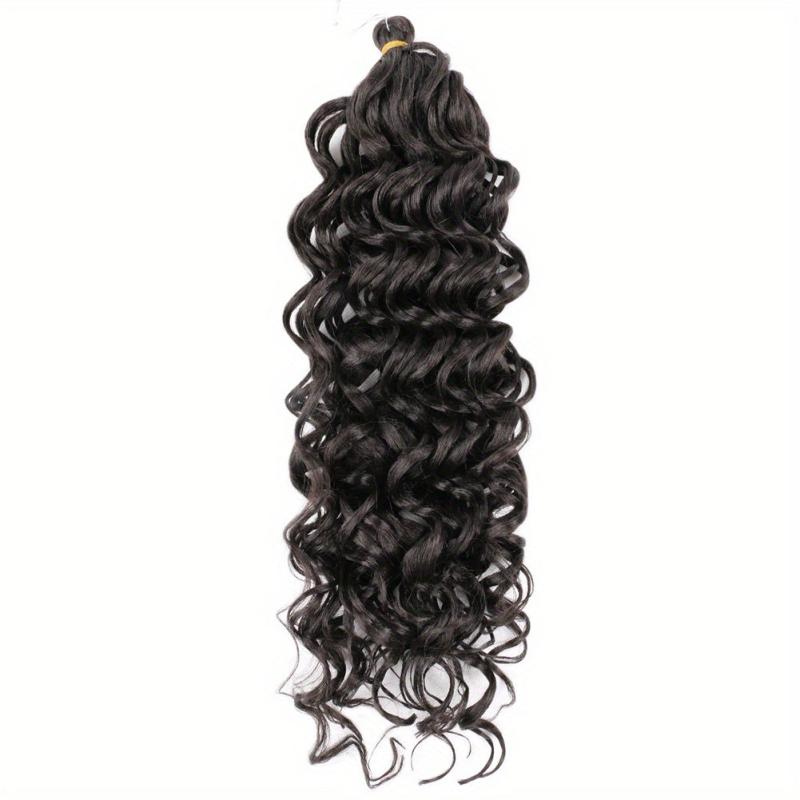 Ombre Long Curly Hair Synthetic Crochet Hair Extensions Natural Looking