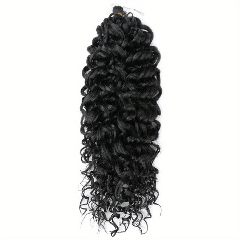 Ombre Long Curly Hair Synthetic Crochet Hair Extensions Natural Looking